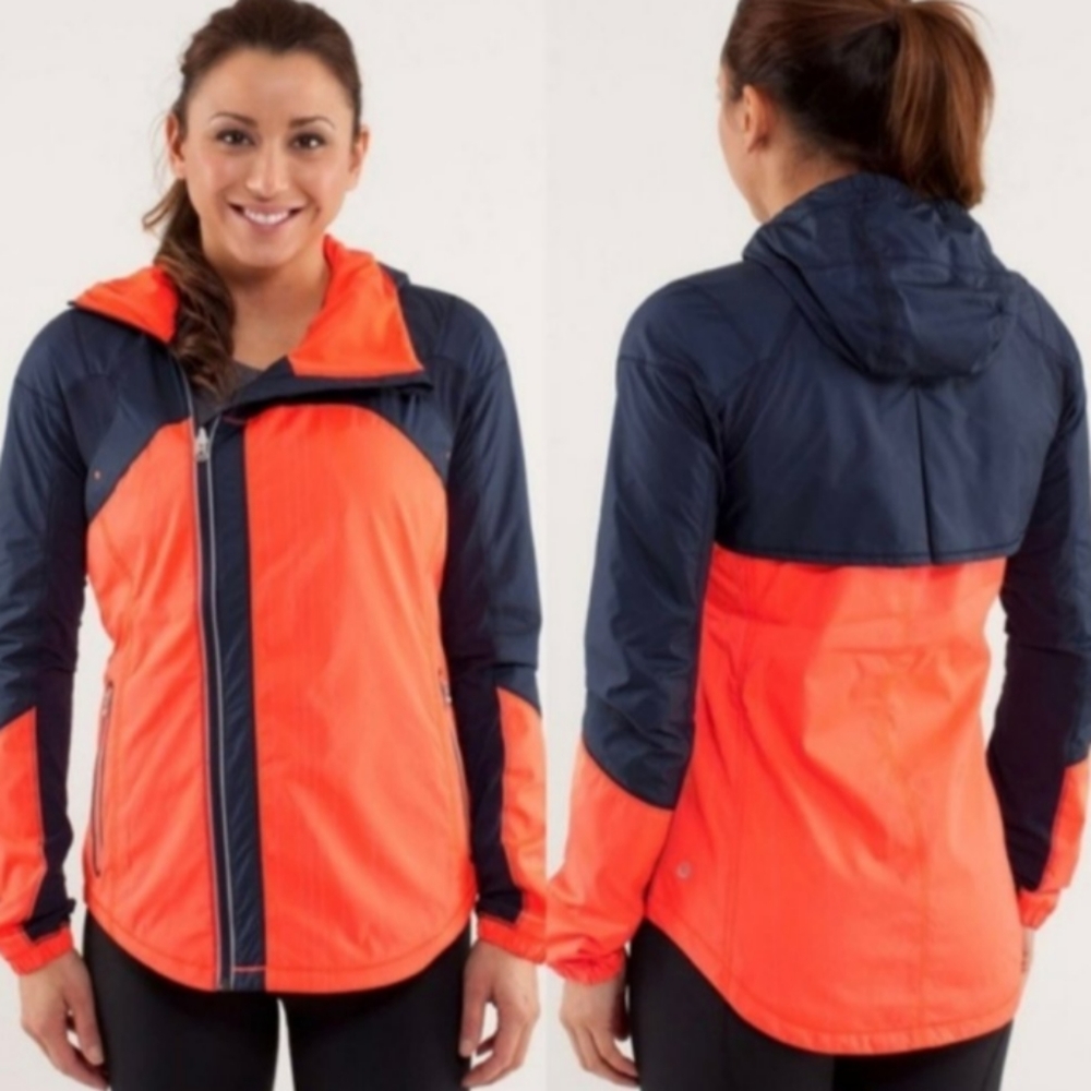 Lululemon Jacket 🧡💙 - Picture 9 of 9